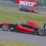 Arjun Chheda on way to winning the MRF F2000 race (July 19)