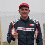 Coimbatore's Arjun Balu, winner of the ITC race (July 19)