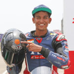 Pune's Sarthak Chavan, winner of the Pro-Stock 301-400cc race (June 7)