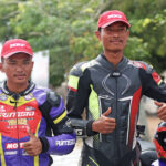 A historic double podium for North-East (Left to right) - winner Daniel Lalhriatkima (Mizoram) and third placed Johring Warisa (Assam) in the Stock 165cc (Novice) race (Aug 03)