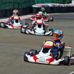 Aarav Dewan (No.202) who won a silver medal in the Senior class (Karting Sprint) (Sept 28)
