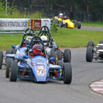 Aditya Patnaik (No.76), winner of Race-2 in the Formula LGB 1300 category (Sept 21)