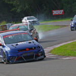 Ritesh Rai en route to winning the Indian Touring Cars category (Sept 20)