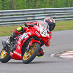 Jagadeesh Nagaraj (Motul Sparks Racing) who qualified for pole position in the Stock 301-400cc (Novice) category (Oct 3)