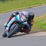 Pune's Sarthak Chavan (Petronas TVS Racing), who qualified for pole position in the Pro-Stock 301-400cc Open category (Oct 3)