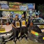 Nilanjan Banerjee, left, winner of Open class and Raunak Jana, Fastest driver of the day in INAC qualifier for Nationals in East Zone Qualifiers 9nov2025