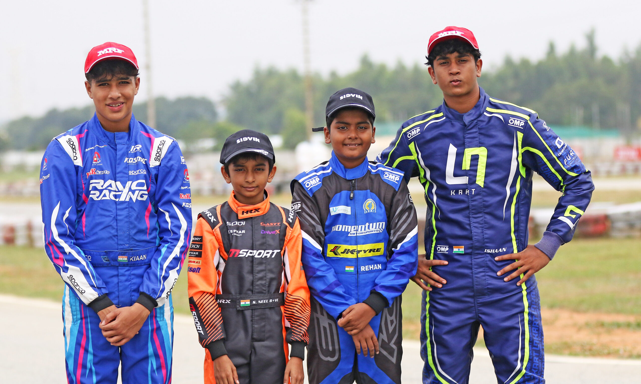 Round 5 winners (left to right) - Kiaan Shah (Mumbai), Shiv Neel (Coimbatore, Rehan Khan Rasheed (Chennai) and Ishaan Madesh (Bengaluru) (Nov 8)