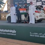 Naveen Puligilla & Musa Sherif finish 2nd in WRC3 in Saudi Arabia
