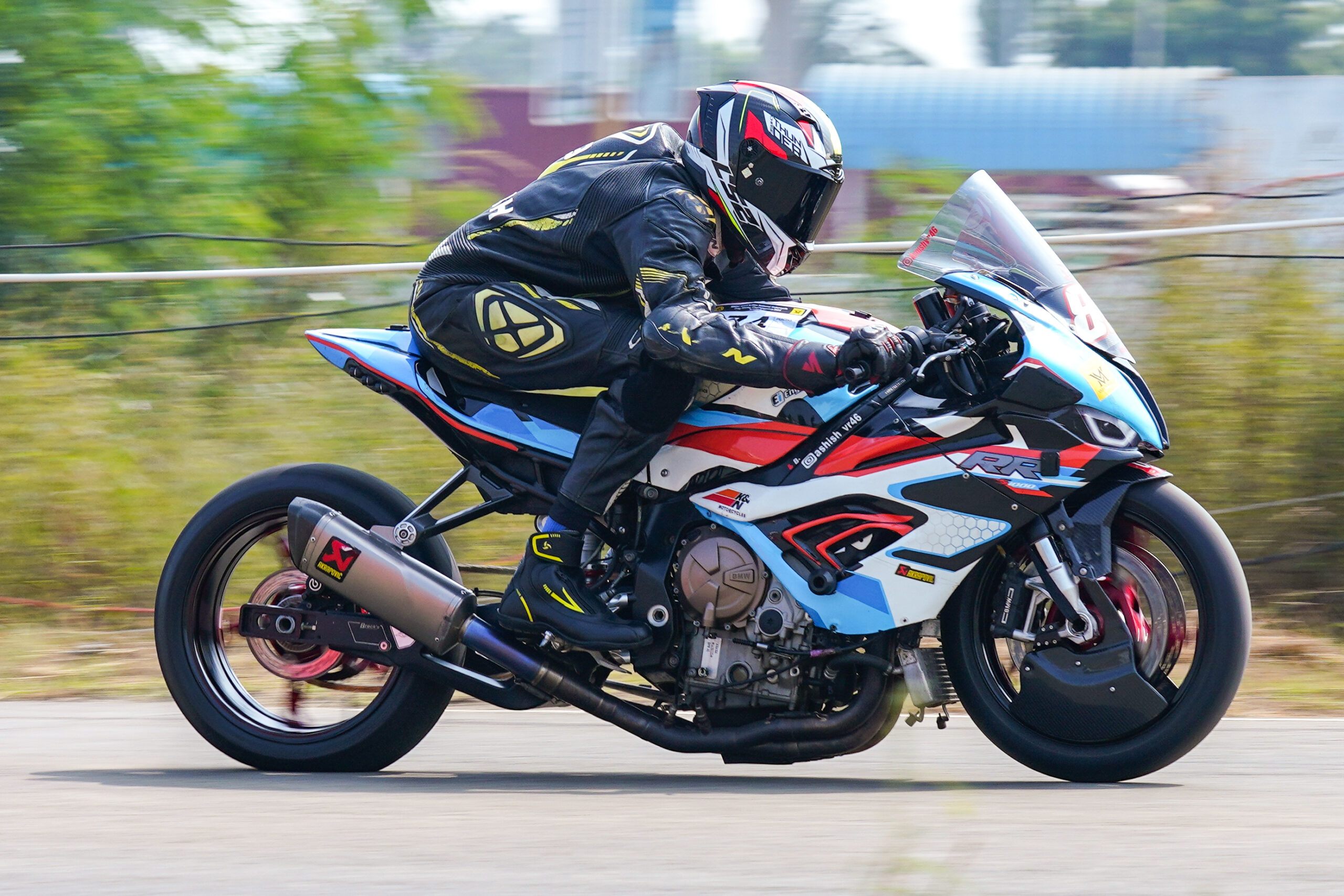 Hanuman Pawshe who won the National title in the Super Sport Unrestricted category (Dec 28)