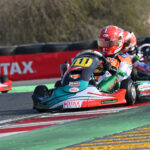 Rivaan Dev Preetham in action in the Rotax Max Challenge Grand Finals 2025 in Bahrain.