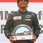 Arjun Chheda, winner in the MRF F2000 category (Jan 04)