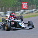 Ishaan Madesh (55) en route to winning the MRF F2000 race (Jan 24)