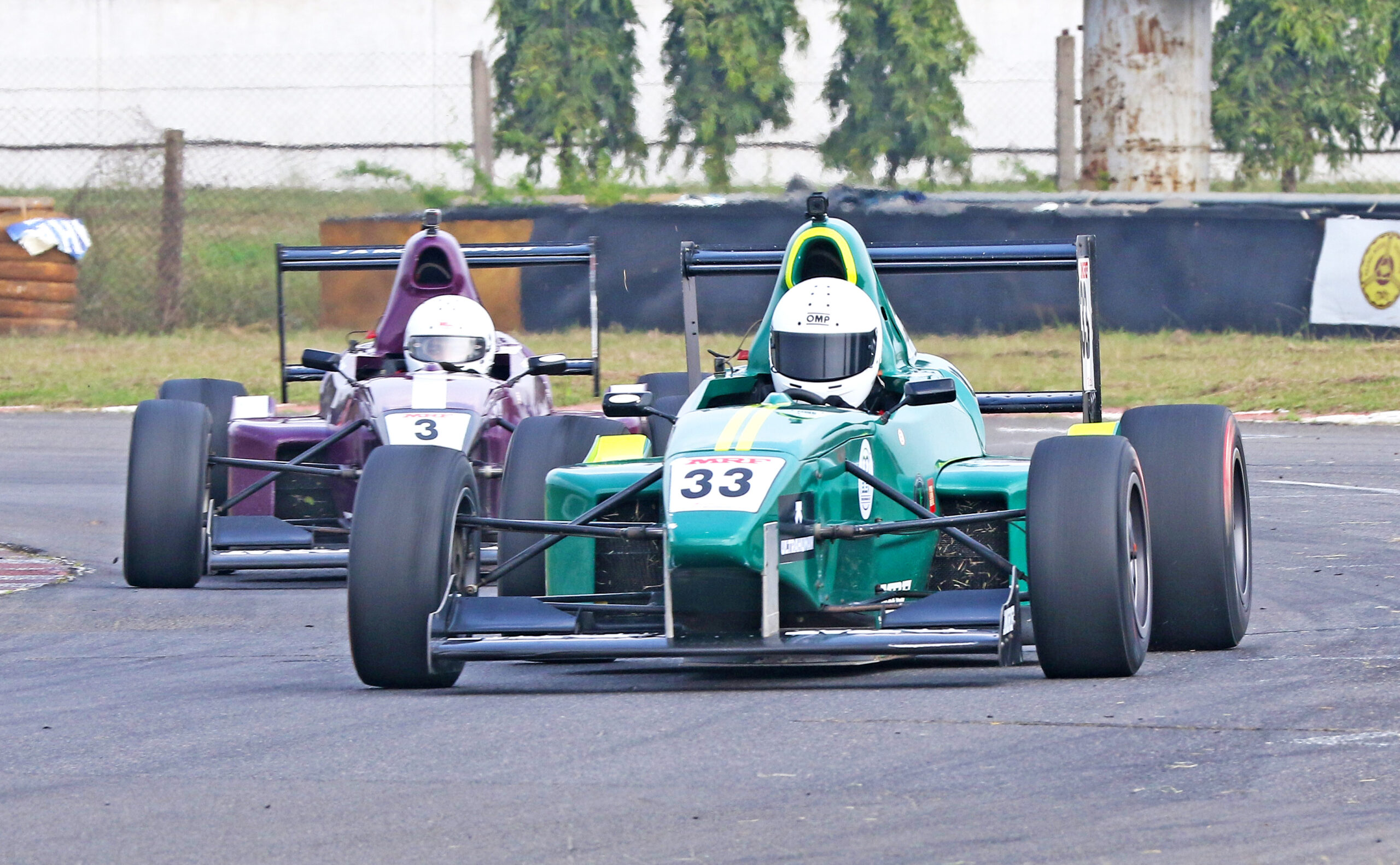 Punes Sai Shiva Makesh Sankaran (33) who won all three races in the MRF F1600 category (Jan 05)