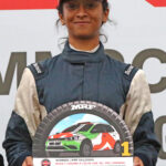 Tarushi Vikram (Chikmagalur), who notched her first win of the season in the MRF Saloons category (Jan 24)