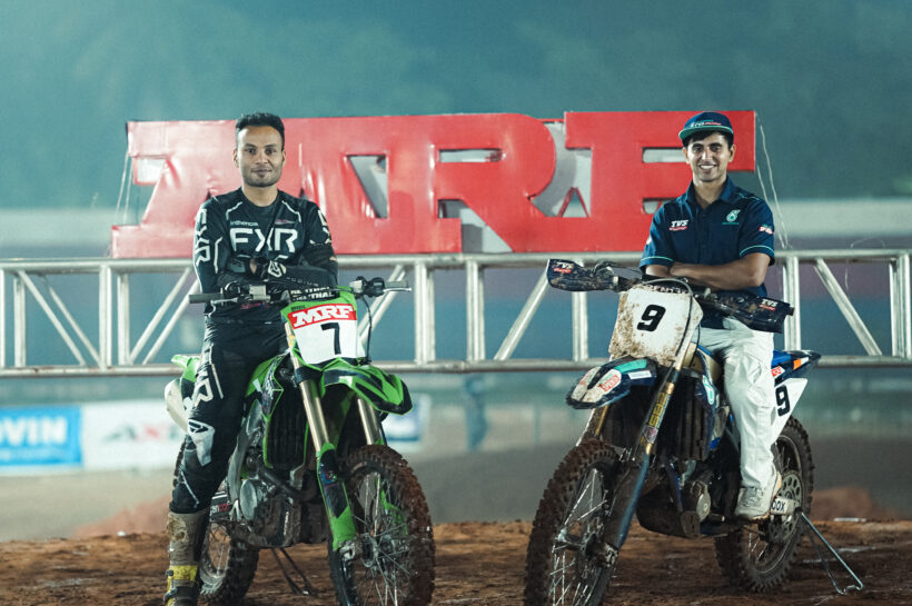 Basil Sunny, left, and Rugved Barguje, overall winner 2025