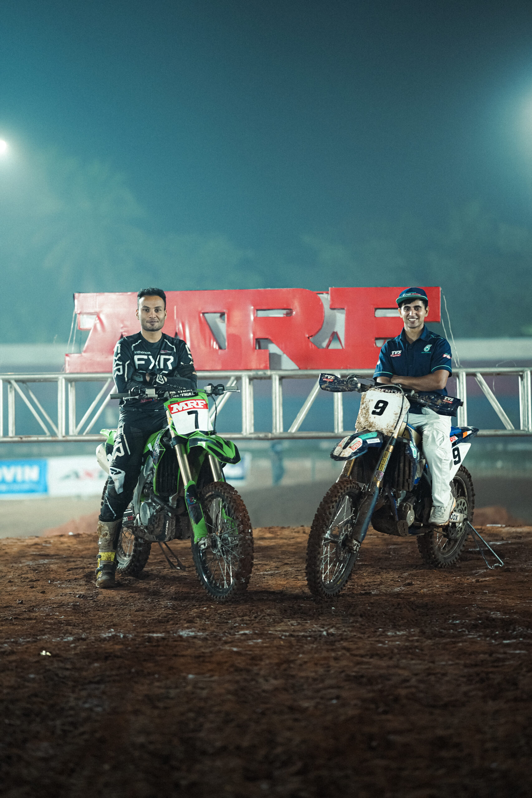 Basil Sunny, left, and Rugved Barguje, overall winner 2025