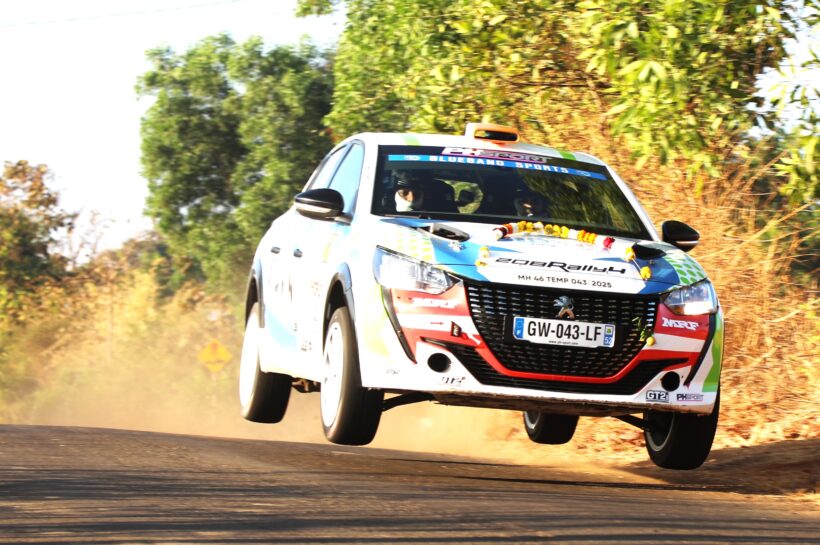 Dean Mascarenhas in action on Saturday in INRC Nashik 28 Feb 2026