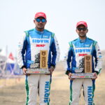 CoDriver Gagan Karumbaiah (Kodagu) and Dean Mascarenhas (Mangaluru) who won INRC 2025 National title at Indore on 1feb2026