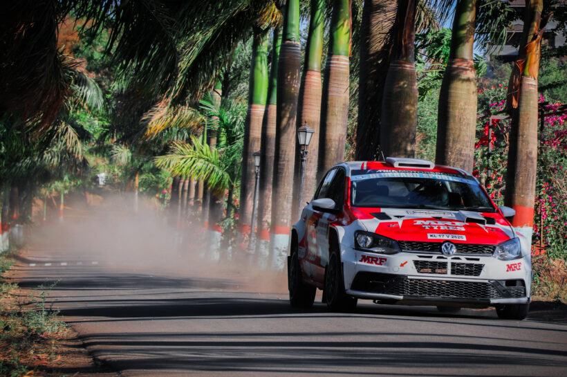 Karna Kadur and Musa Sherif who topped the Triple-S on Friday at INRC Nashik