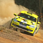 Gaurav Gill on a charge in the Super Special Stage on Friday (April 17)