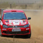 Tarushi Vikram in action in the 49th South India Rally (April 19)