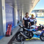 Kavin with BMW EasyRace Team Principal Eduardo Salvador Vera 2June2026